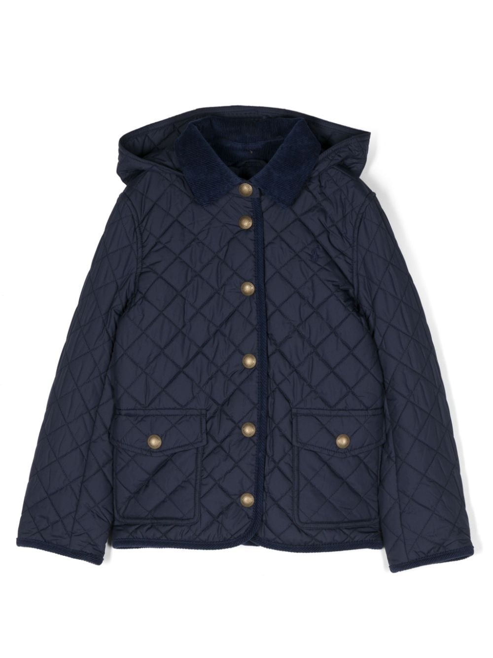 Ralph Lauren Kids Gewatteerde jas - Blauw