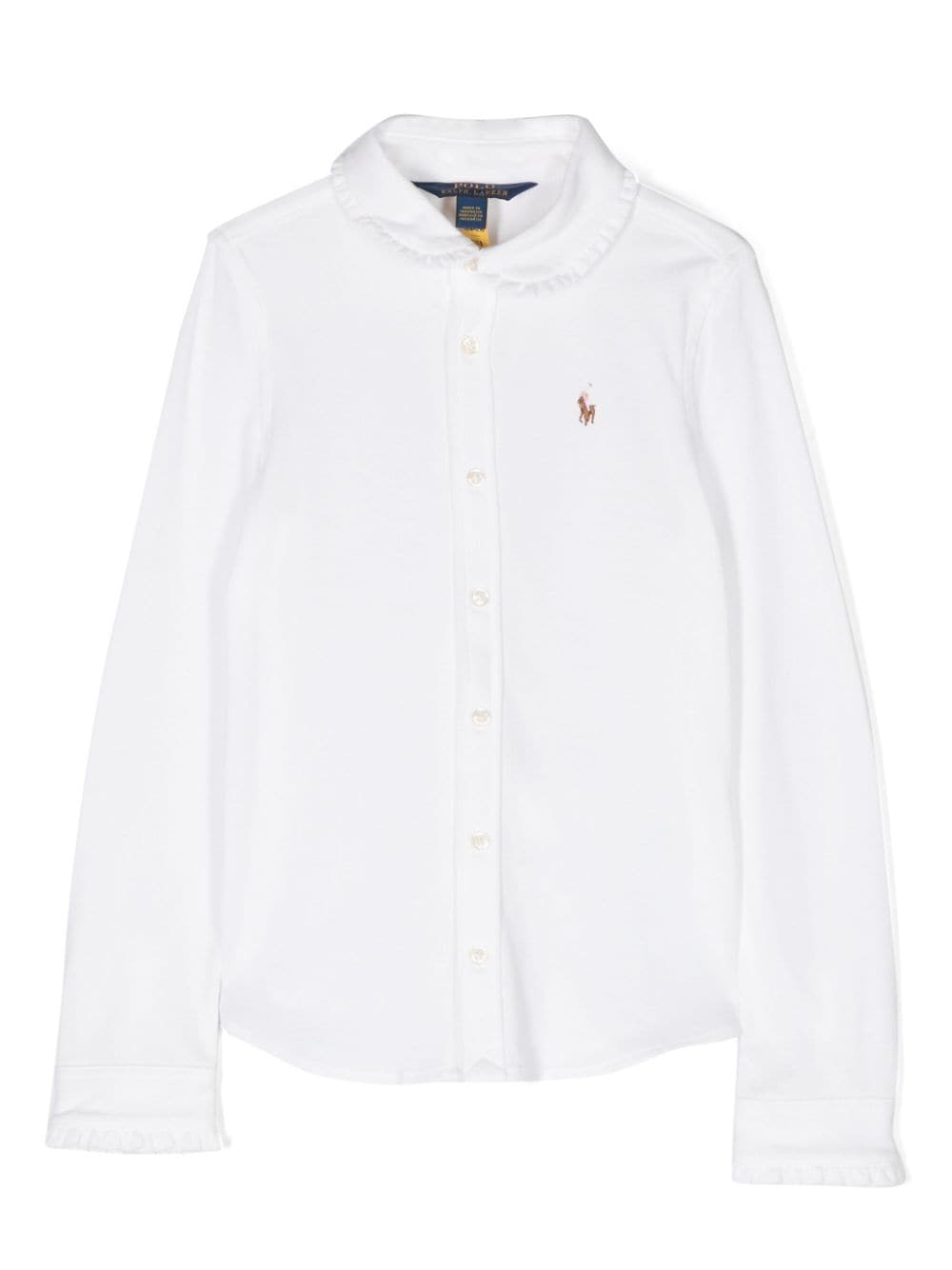 Ralph Lauren Kids Katoenen shirt - Wit