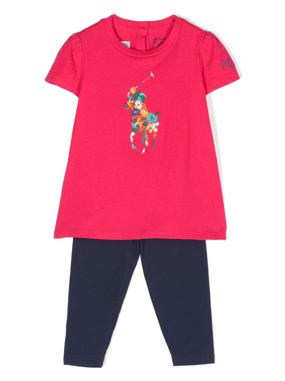 Ralph Lauren Kids Katoenen trainingspak - Blauw