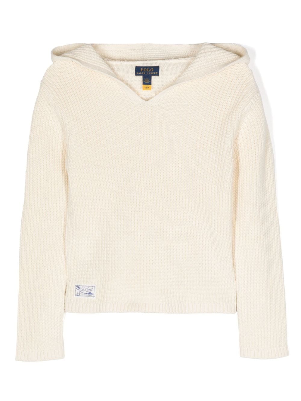 Ralph Lauren Kids Muts met logopatch - Beige