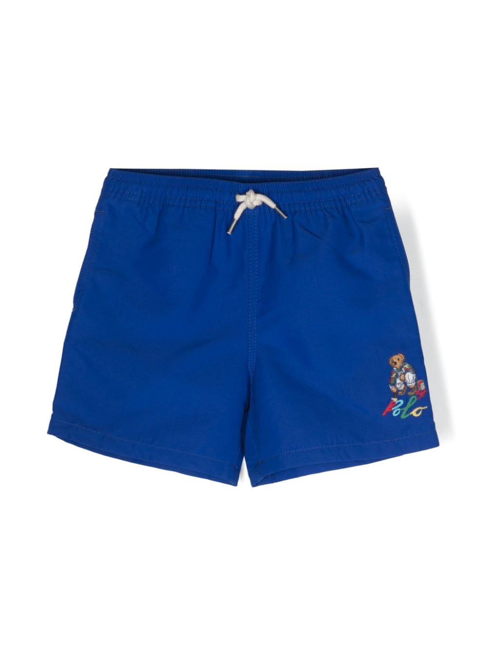 Ralph Lauren Kids Polo Bear zwembroek van gerecycled polyester - Blauw