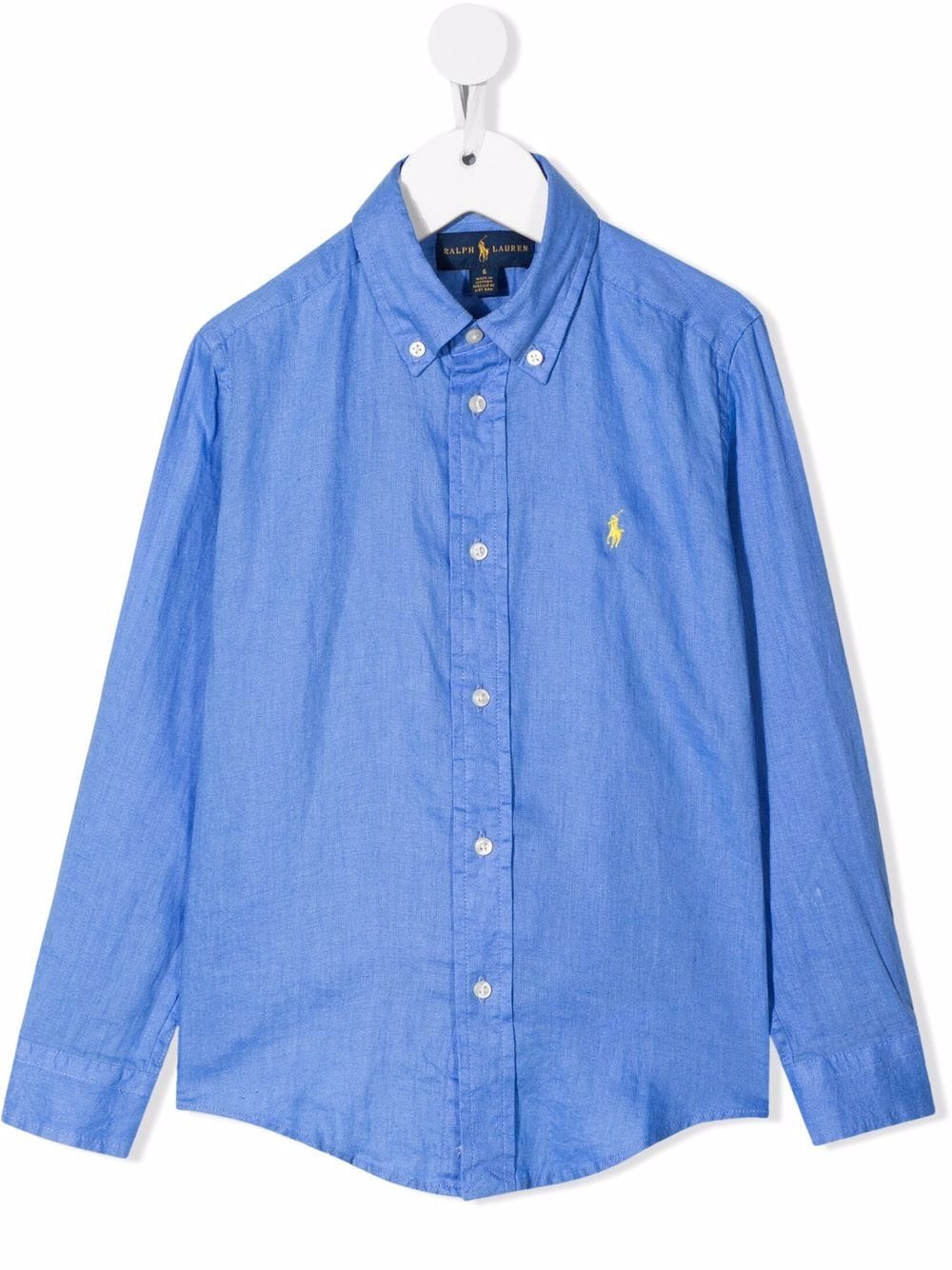 Ralph Lauren Kids Shirt met logopatch - Blauw