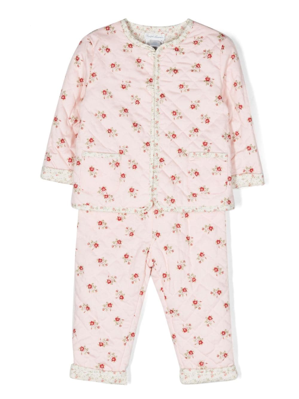 Ralph Lauren Kids Trainingspak met bloemenprint - Roze