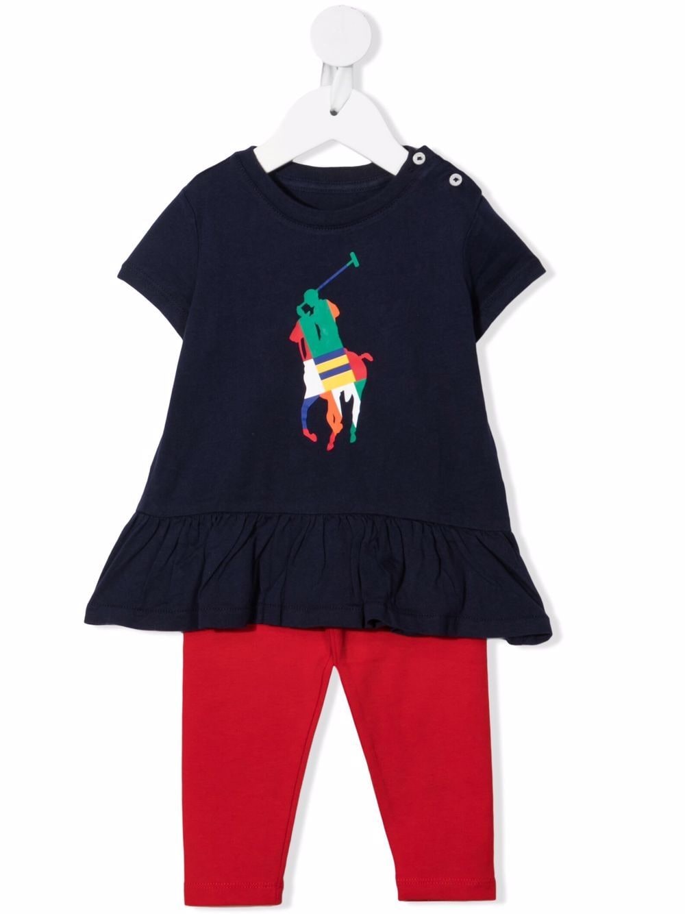 Ralph Lauren Kids Trainingspak met colourblocking - Blauw