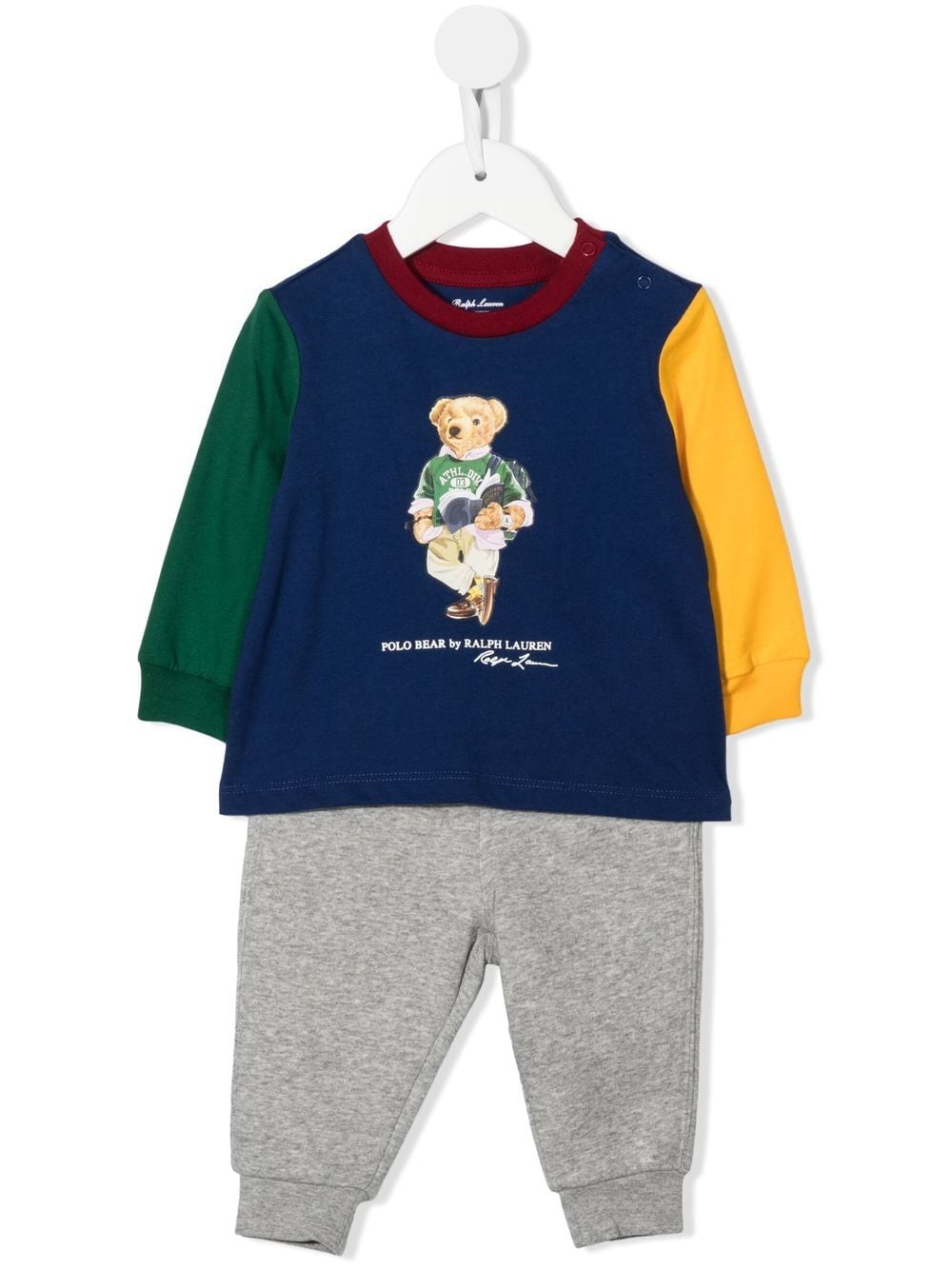 Ralph Lauren Kids Trainingspak met colourblocking - Blauw