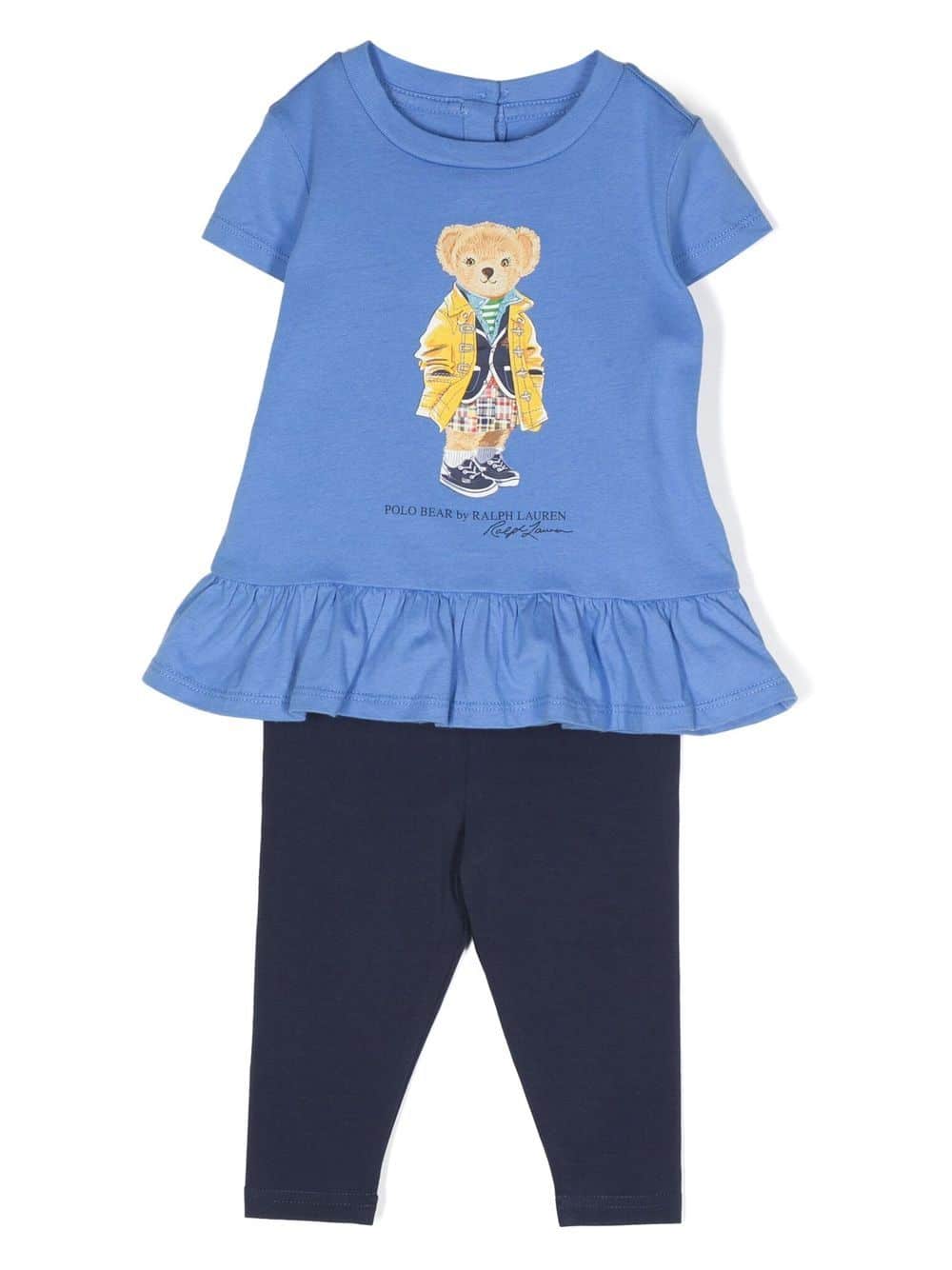 Ralph Lauren Kids Trainingspak met print - Blauw