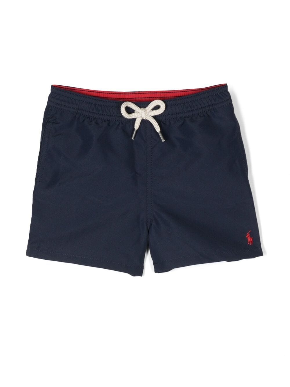 Ralph Lauren Kids Zwembroek met Polo Pony-patroon - Blauw