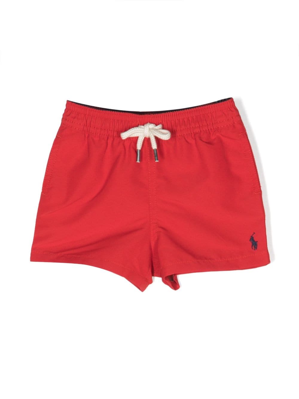 Ralph Lauren Kids Zwembroek met Polo Pony-patroon - Rood