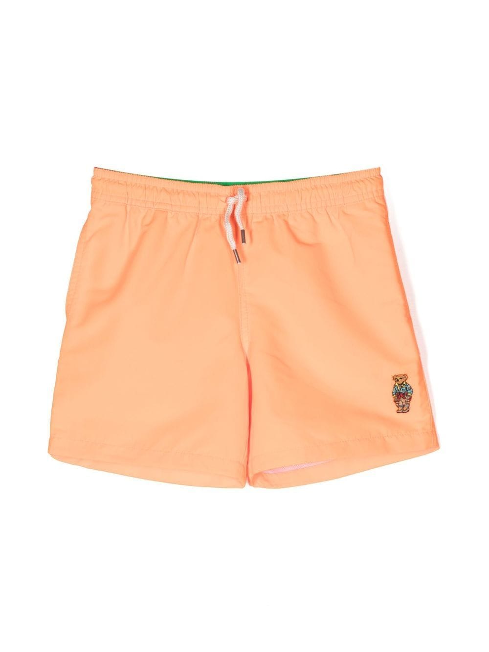 Ralph Lauren Kids Zwembroek met logopatch - Oranje