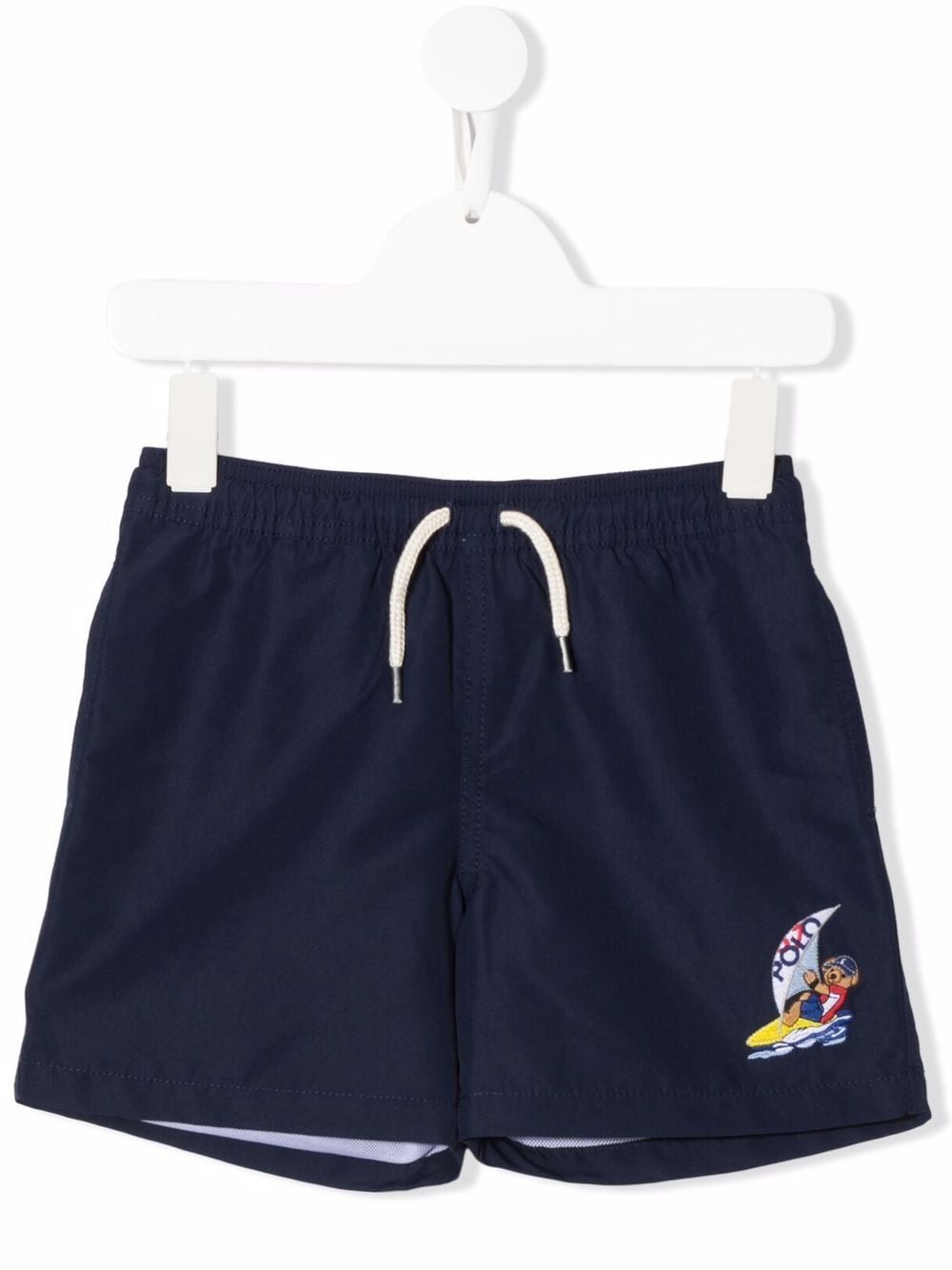 Ralph Lauren Kids Zwembroek van gerecycled polyester - Blauw