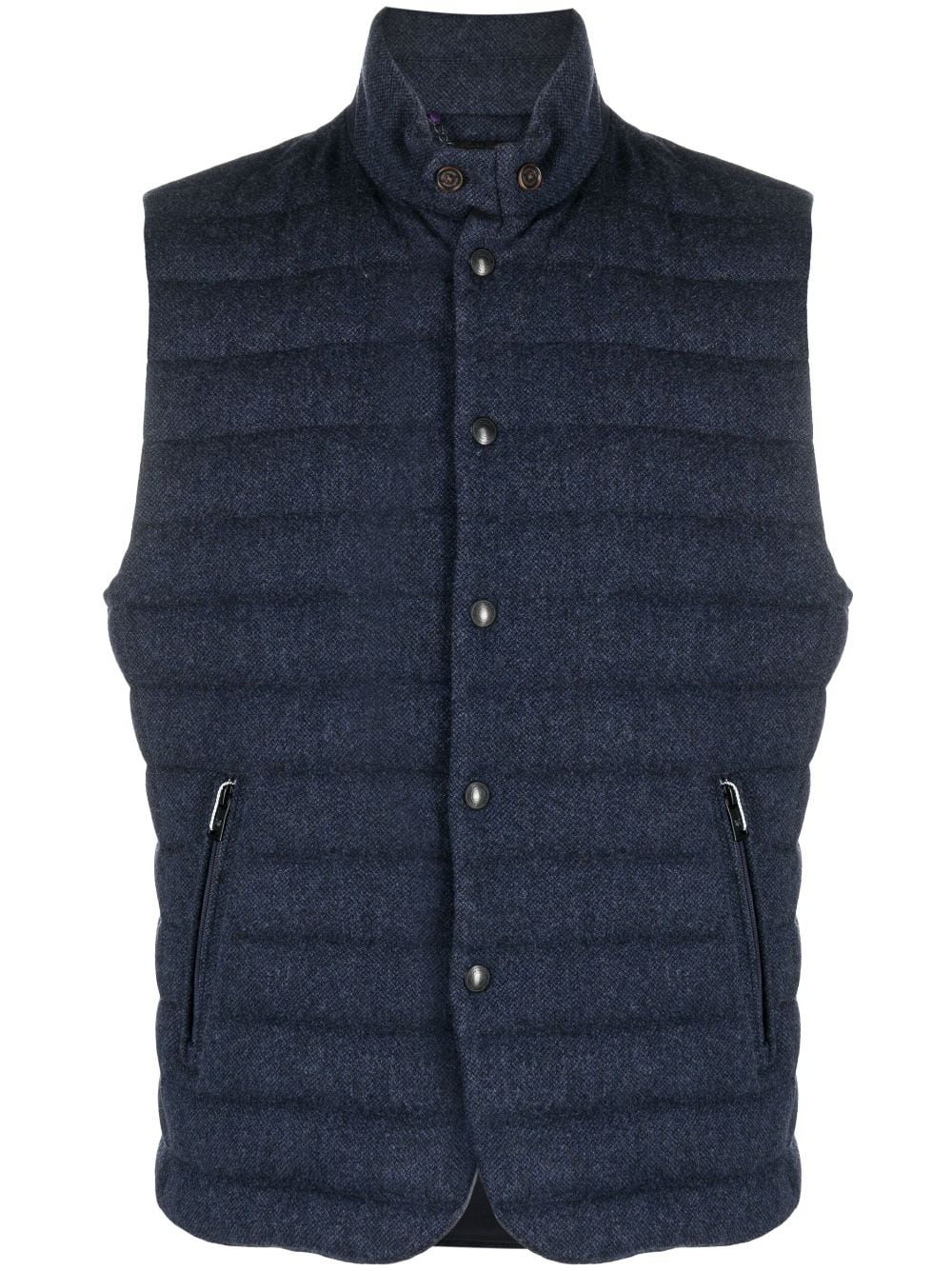 Ralph Lauren Purple Label Tweed bodywarmer - Blauw