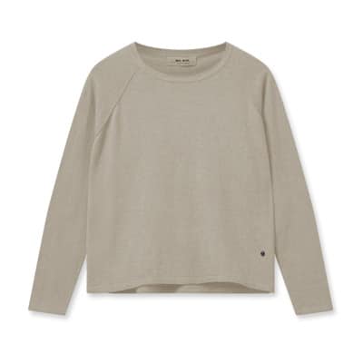 Relaxed Fit Gebreide Trui MOS Mosh , Beige , Dames