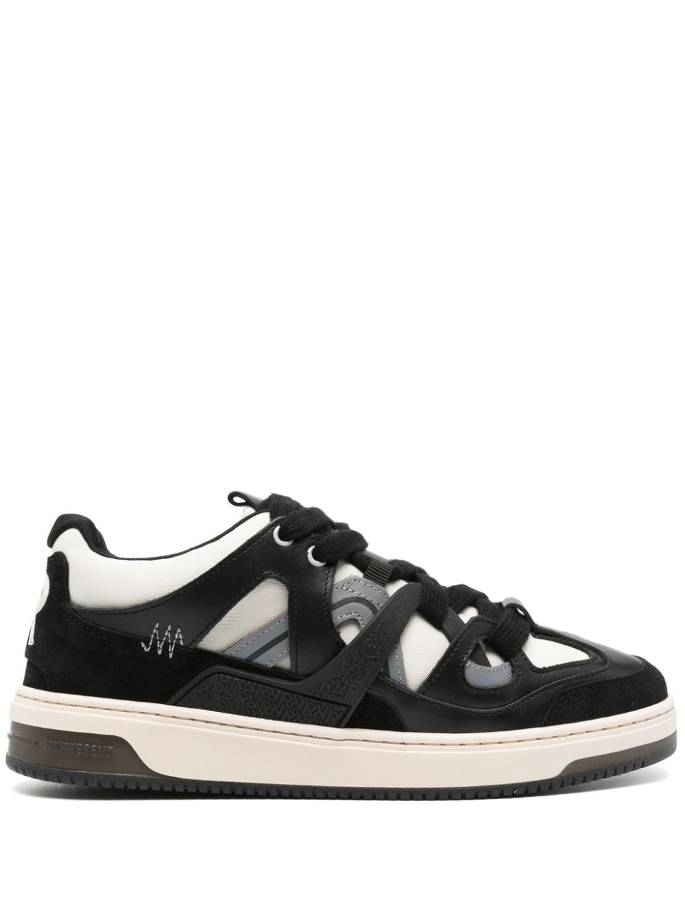 Represent Bully leren sneakers - Zwart