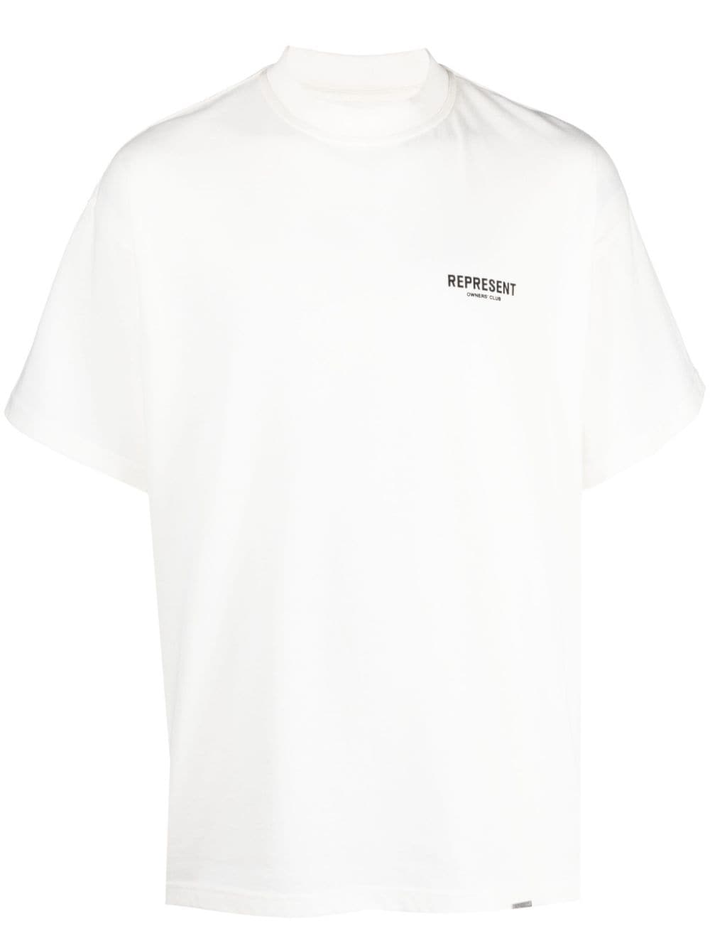 Represent T-shirt met logoprint - Wit