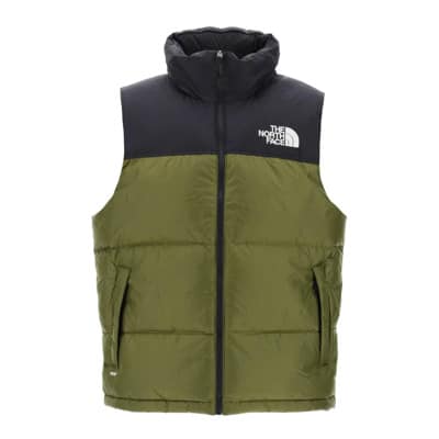 Retro Nuptse Puffer Vest The North Face , Green , Heren