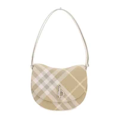 Rocking Horse Media Tas Burberry , Beige , Dames