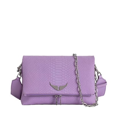 Rocky Soft Savage Tas in Paars Zadig & Voltaire , Purple , Dames