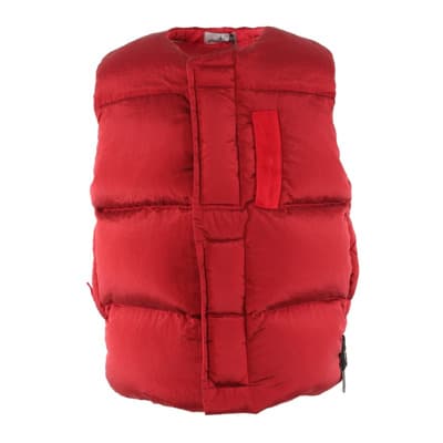 Rode Bodywarmer met Klittenbandsluiting Stone Island , Red , Heren