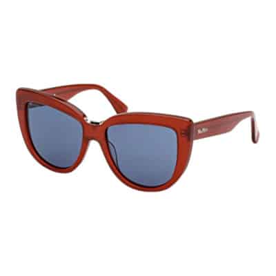 Rode Ovale Zonnebril Spark2 Mm0076 Max Mara , Red , Dames