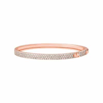 Roségouden Armband met Zirkonia Michael Kors , Pink , Dames