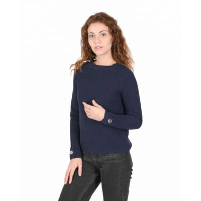 Round-neck Knitwear Hugo Boss , Blue , Dames