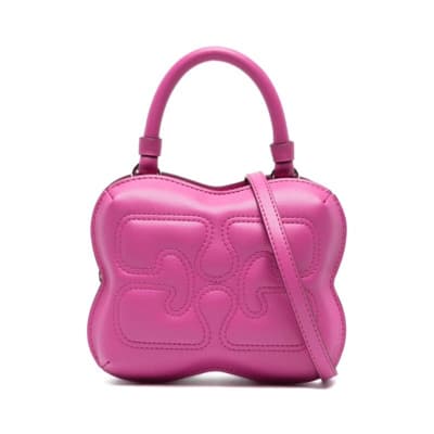 Roze Butterfly Crossbody Tas Ganni , Pink , Dames