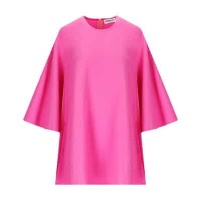 Roze Evidence A-lijn Jurk met Wijde Mouwen Essentiel Antwerp , Pink , Dames