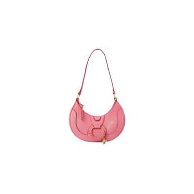 Roze Half-Moon Leren Tas See by Chloé , Pink , Dames