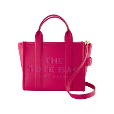 Roze Leren Kleine Tote Tas Marc Jacobs , Pink , Dames