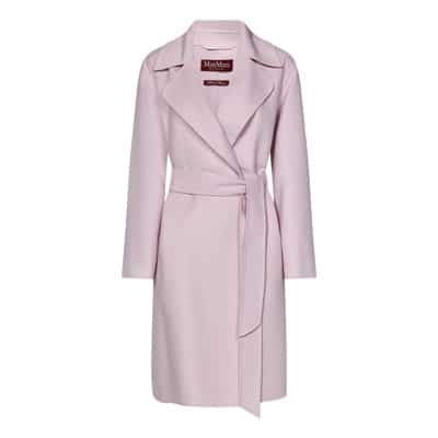 Roze Wikkeljas met Brede Revers Max Mara , Pink , Dames