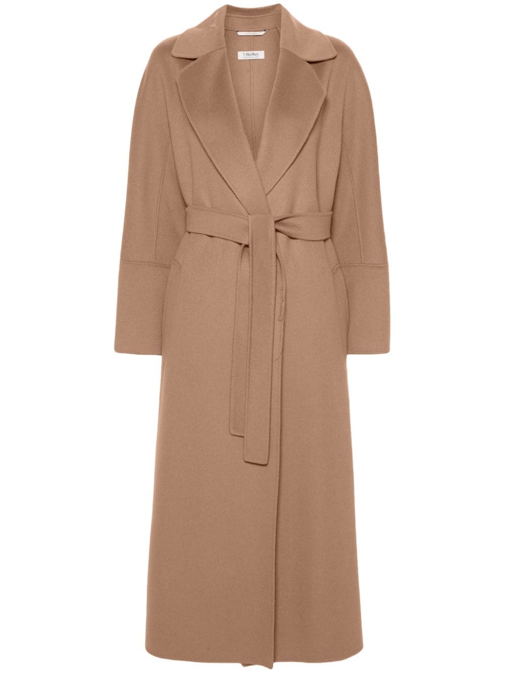 'S Max Mara Jas met ceintuur - Bruin