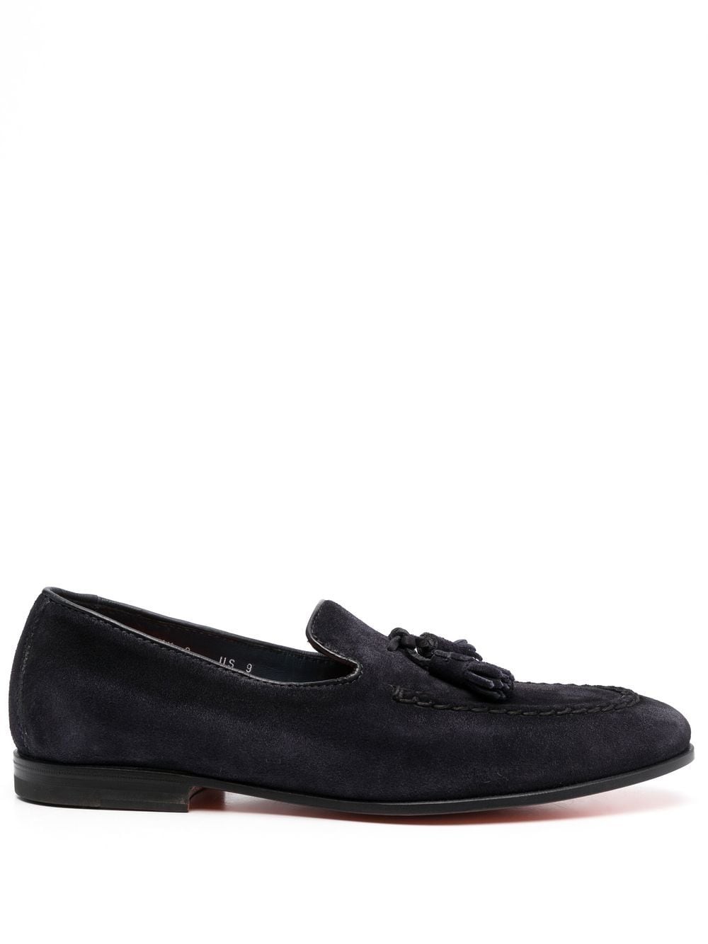 Santoni Loafers verfraaid met kwastje - Blauw