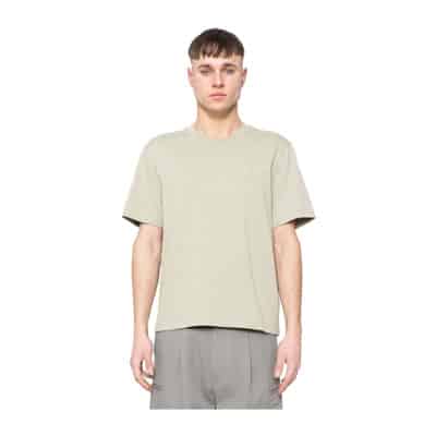 Schone en minimalistische krijt T-shirt Ami Paris , Green , Heren