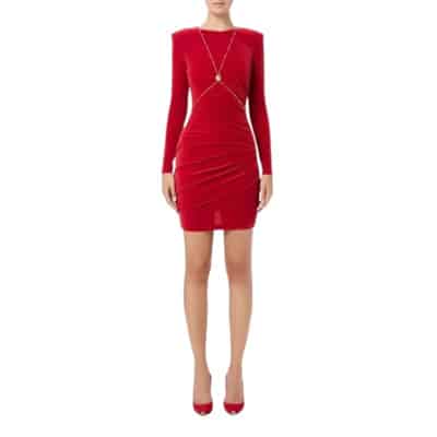 Sensuele en vrouwelijke jurken Elisabetta Franchi , Red , Dames