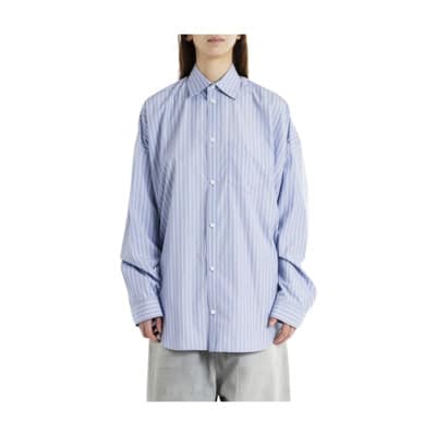 Shirts Balenciaga , Blue , Dames