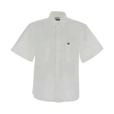 Short Sleeve Shirts Off White , White , Heren