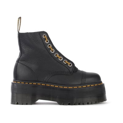 Sinclair Max Pisa Leren Enkellaars Dr. Martens , Black , Dames