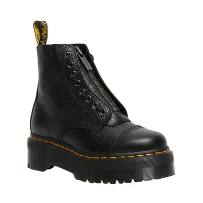 Sinclair Noir Veterschoenen met Platform Dr. Martens , Black , Heren