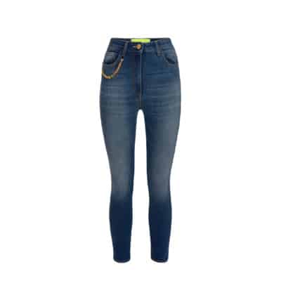 Skinny Jeans Elisabetta Franchi , Blue , Dames