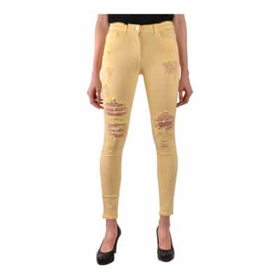 Slim Fit Jeans Elisabetta Franchi , Yellow , Dames