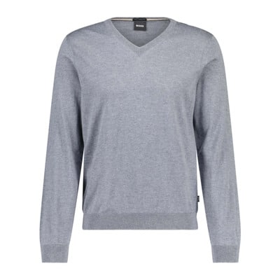 Slim-Fit Wol Trui Hugo Boss , Gray , Dames