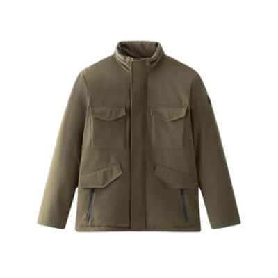 Soft Shell Field Jas Woolrich , Green , Heren