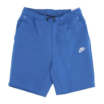 Sportswear Tech Fleece Korte Broek Nike , Blue , Heren