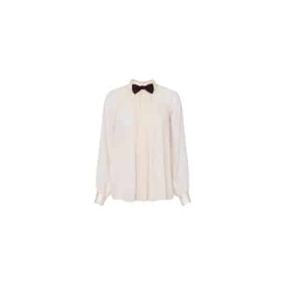 Stijlvolle Blouse Elisabetta Franchi , Beige , Dames