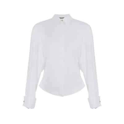 Stijlvolle Blouse Elisabetta Franchi , White , Dames