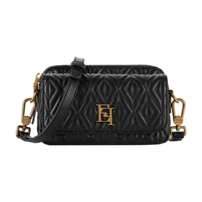 Stijlvolle Borsa Tas Elisabetta Franchi , Black , Dames