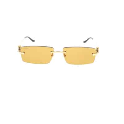 Stijlvolle Cartier Zonnebril Cartier , Yellow , Unisex