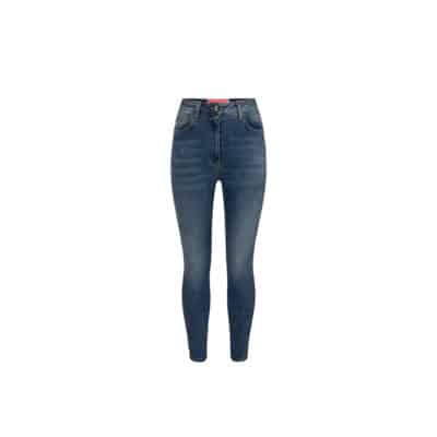 Stijlvolle Denim Jeans Elisabetta Franchi , Blue , Dames