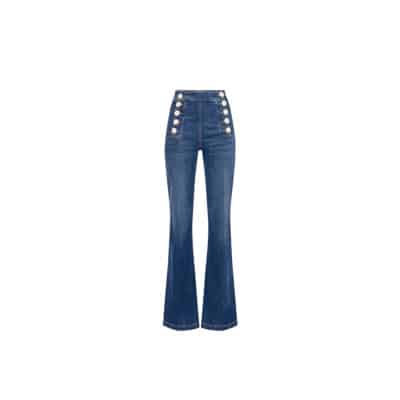 Stijlvolle Denim Jeans Elisabetta Franchi , Blue , Dames