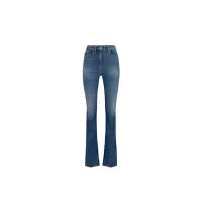 Stijlvolle Denim Jeans Elisabetta Franchi , Blue , Dames